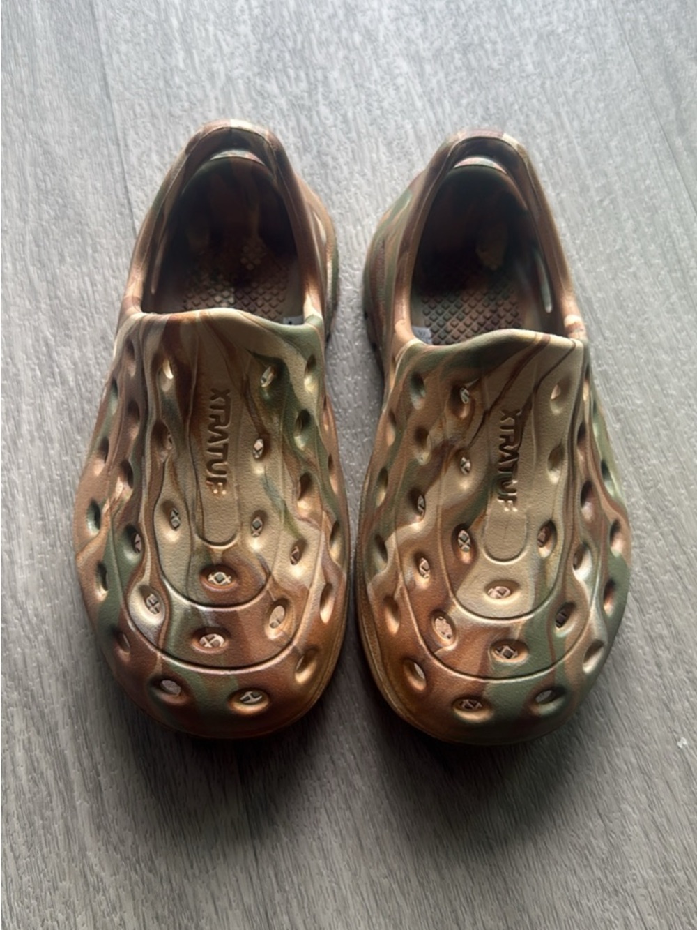 Kids Xtratuf Camouflage Foam Slip-On shoes SIZE 7